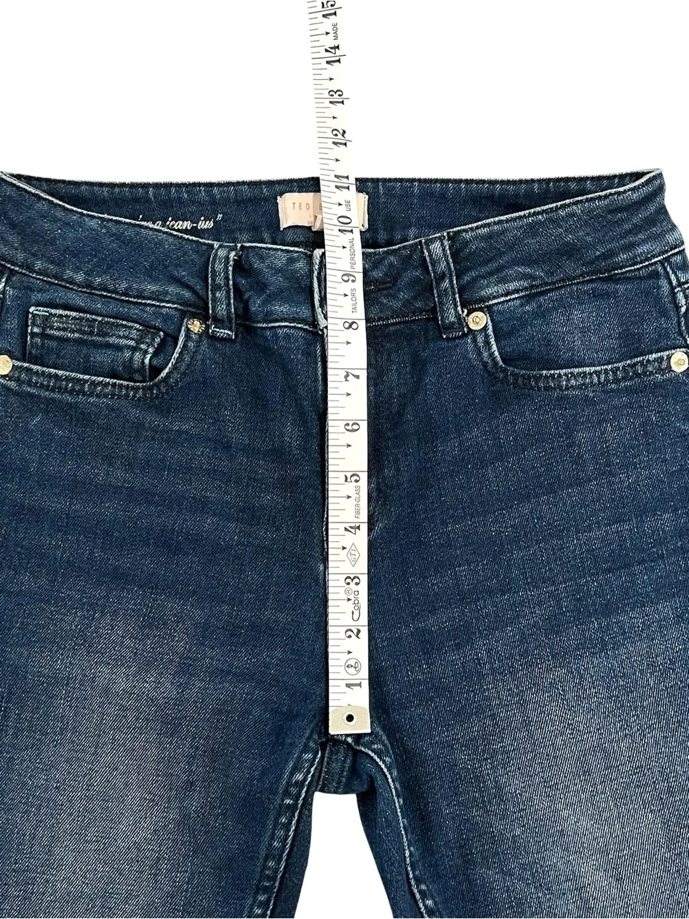 Ted Baker Pralina Embroidered Crop Jeans